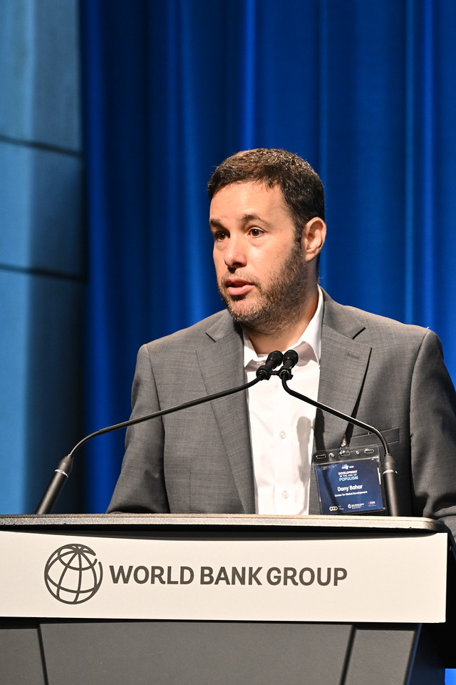 Dany Bahar speaking at the World Bank