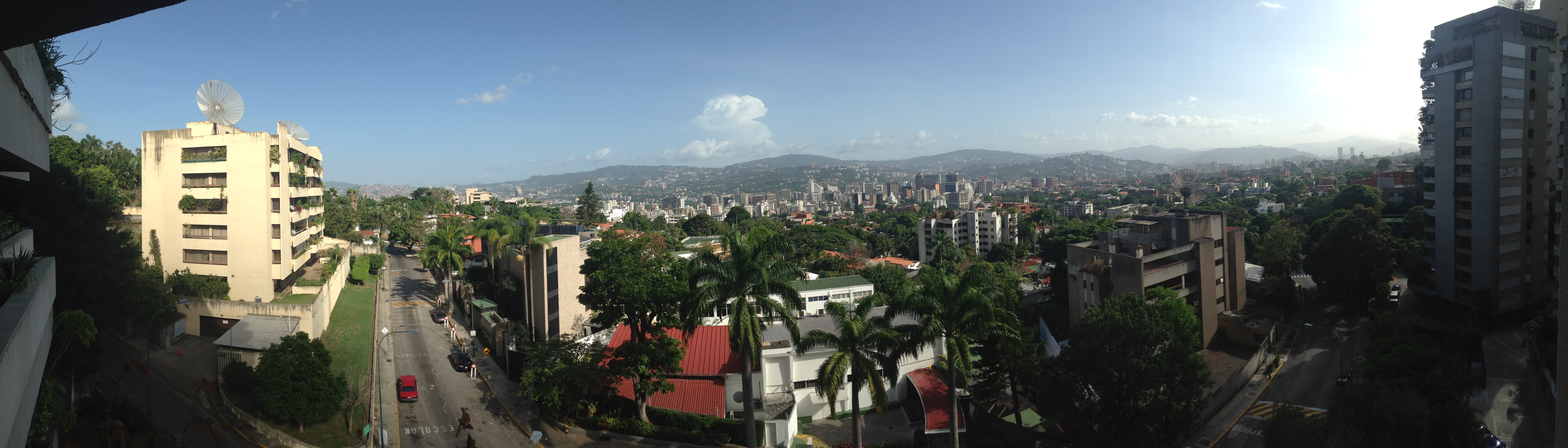 Panoramic view of Caracas, Venezuela